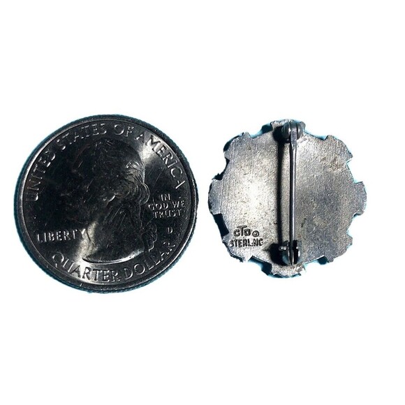 Vintage NISI DOMINUS FRUSTA-Hospital Auxiliary Past President, CTO STERLING Pin - Picture 2 of 2